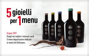 I nostri vini protagonisti dei menu dei migliori ristoranti sardi.