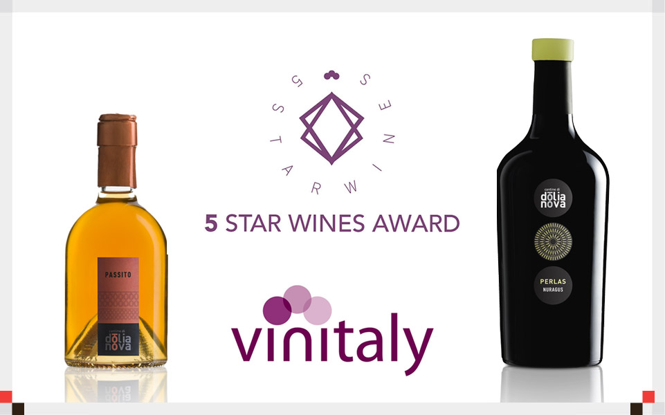 90 punti 5 Star Wines: Vinitaly premia il Passito e il Perlas.