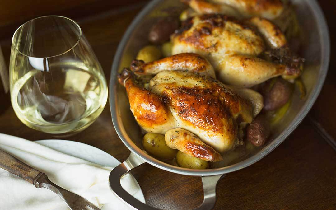 Tipi di vino da abbinare al pollo, consigli