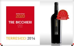 I Tre Bicchieri premiano il nostro Terresicci 2014