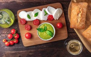 Abbinamento vino e mozzarella di bufala