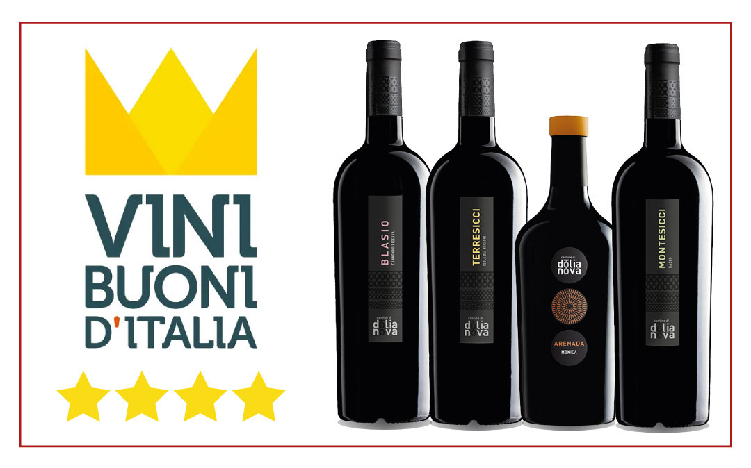 Vinibuoni premia altri 4 nostri vini con 4 stelle ciascuno