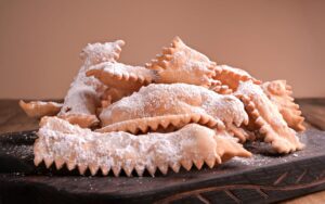 chiacchiere ricetta con vino bianco