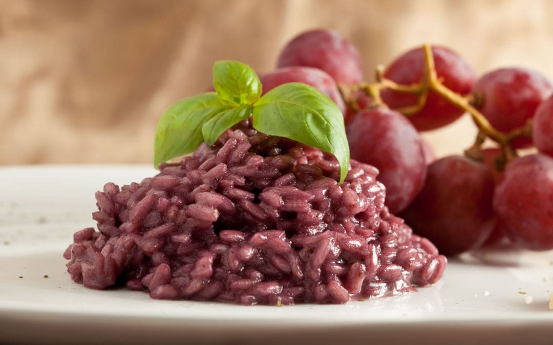 Risotto al vino rosso e Cantine di Dolianova