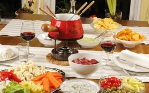 Fondue bourguignonne abbinamento vino rosso